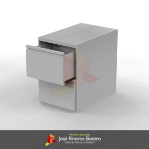 Archivador 2 Gavetas Vertical