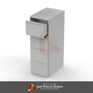 Archivador 4 Gavetas Vertical