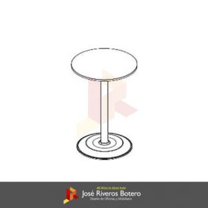 Mesa Bar Meac Enchapada