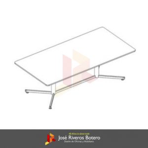 Mesa de Juntas Alemán Rectangular
